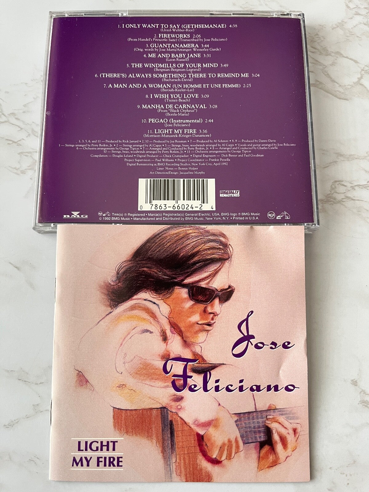 Jose Feliciano – Light My Fire (1992) [ORIGINAL USA PRESS]