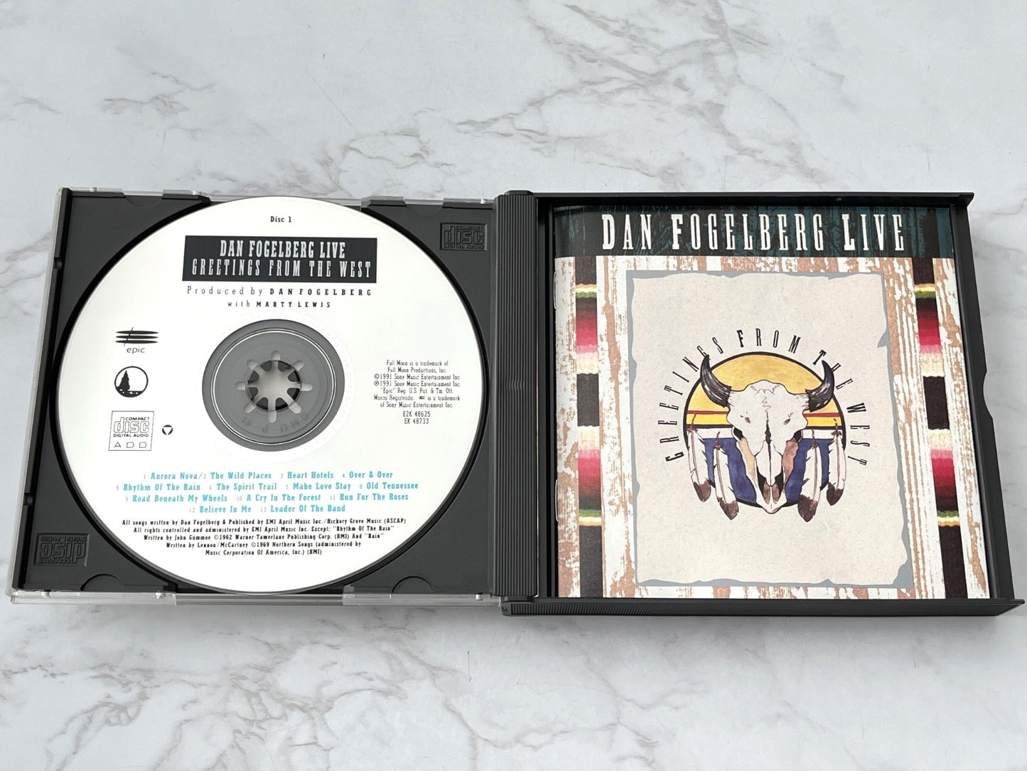 Dan Fogelberg – Live Greetings From The West (1991) [ORIGINAL USA PRESS]