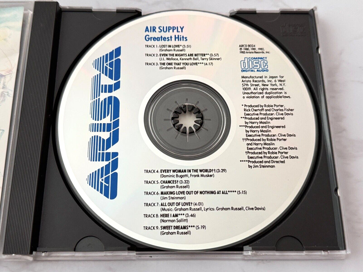Air Supply – Greatest Hits [JAPAN TARGET ERA]