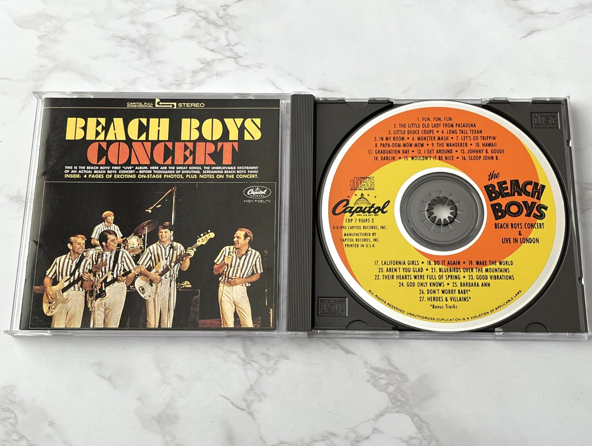 The Beach Boys – Concert & Live In London (1990) [ORIGINAL USA PRESS]
