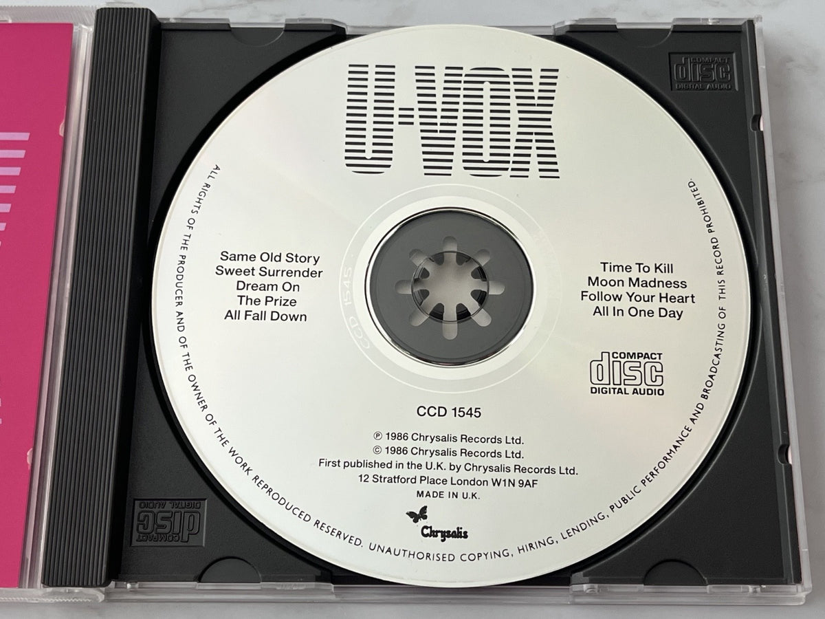 Ultravox – U-Vox (First Pressing) (1986) [UK PRESS]