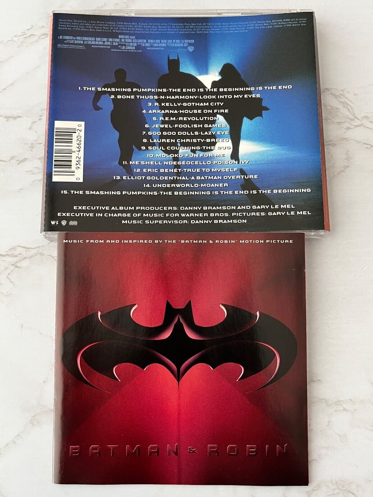 Bone Thugs-N-Harmony, Goo Goo Dolls, Jewel, R. Kelly, R.E.M., The Smashing Pumpkins, Various – Batman & Robin Music From The Motion Picture (1997)