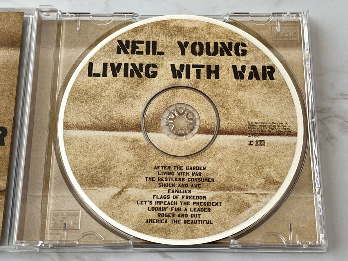 Neil Young – Living With War (Promo) (2006) [ORIGINAL USA PRESS]