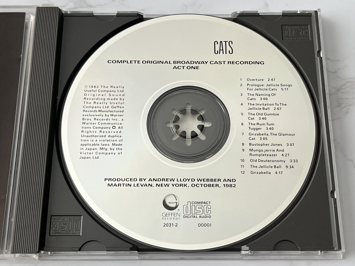 Andrew Lloyd Webber – Cats Broadway Cast Recording (1986) [JAPAN TARGET ERA]