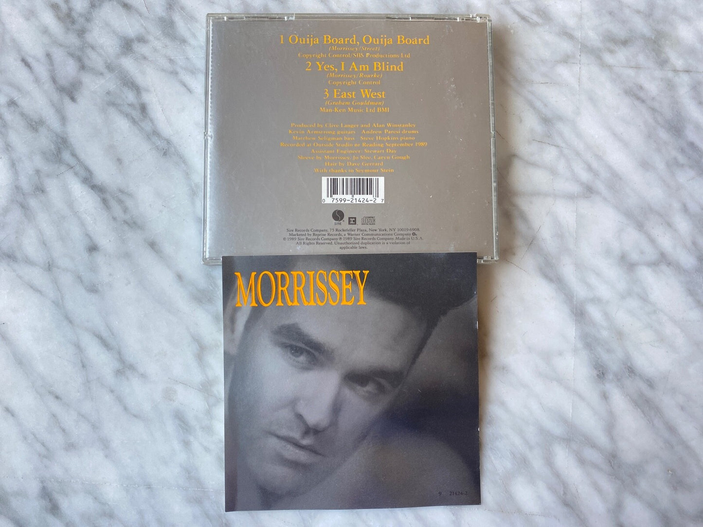 Morrissey – Ouija Board (Maxi Single) (1989) [ORIGINAL USA PRESS]