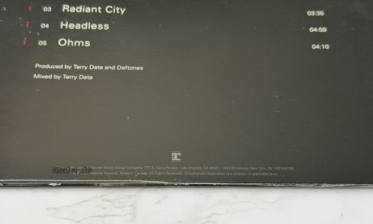 Deftones Ohms Vinyl LP SEALED! 2020 Reprise Chino Moreno, Palms, Team Sleep RARE