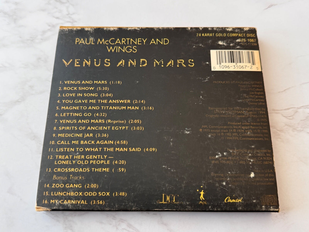 Paul McCartney, Wings – Venus And Mars (MFSL, 24KT Gold, DCC Gold) (1994)