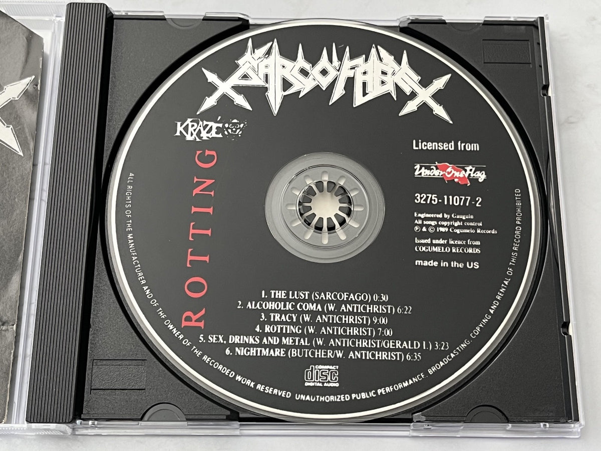 Sarcofago – Rotting (1991) [ORIGINAL USA PRESS]