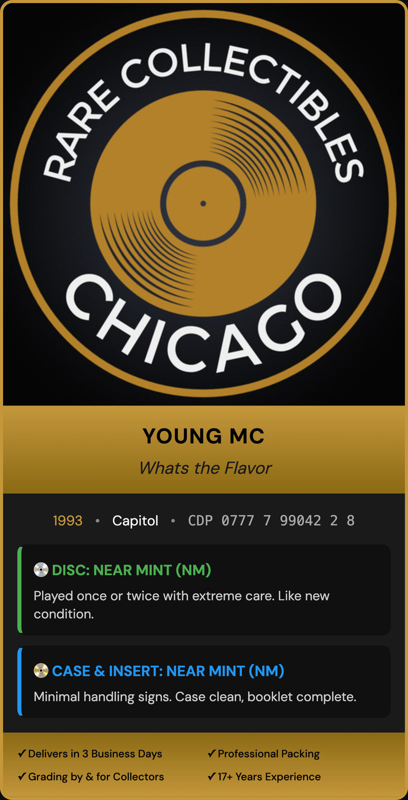 Young MC – Whats the Flavor (1993) [ORIGINAL USA PRESS]