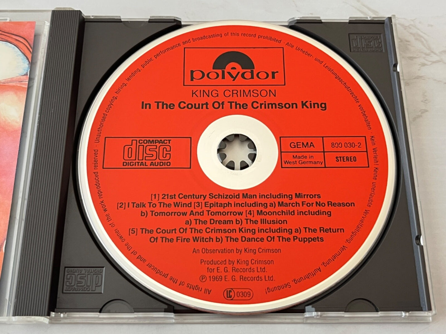 King Crimson – In The Court Of Crimson King (1983) [W GERMANY TARGET ERA]