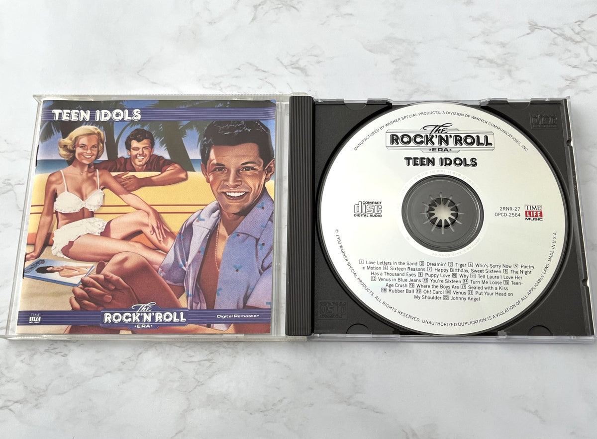 Johnny Burnette, Pat Boone, Paul Anka, Various – Time Life Music The Rock N Roll Era Teen Idols (1990)