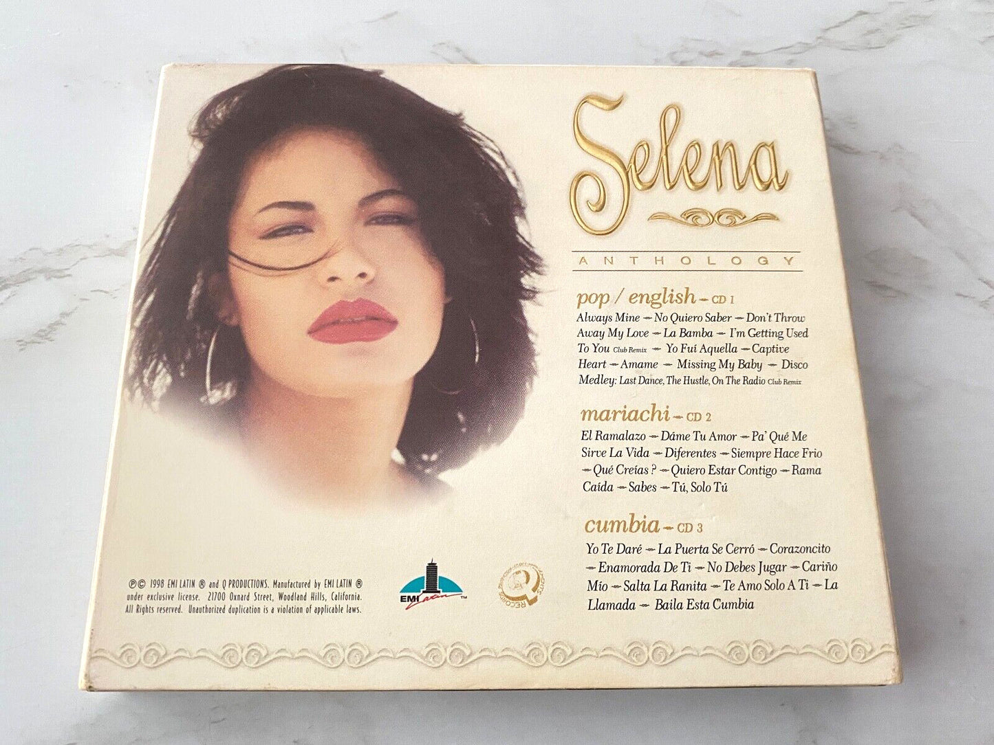 Selena – Anthology A 30 Song Retrospective (1998) [ORIGINAL USA PRESS]