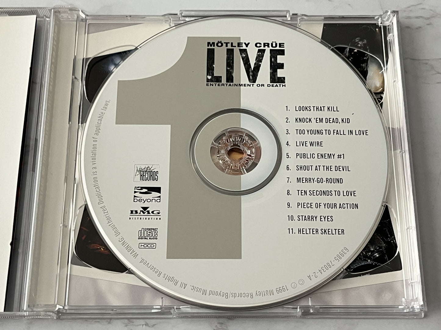 Motley Crue – Live Entertainment Or Death (1999) [ORIGINAL USA PRESS]