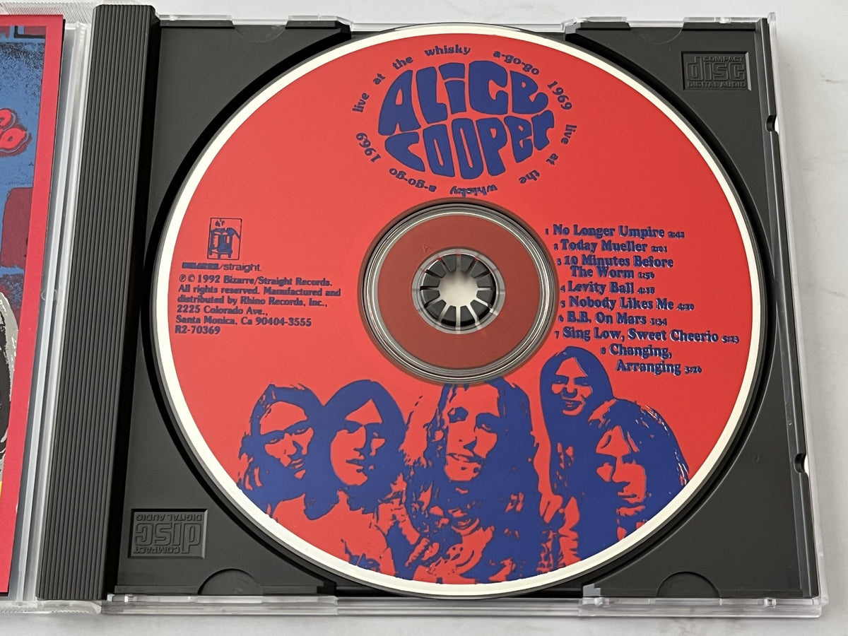 Alice Cooper – Live at the Whisky 1969 (1992) [ORIGINAL USA PRESS]