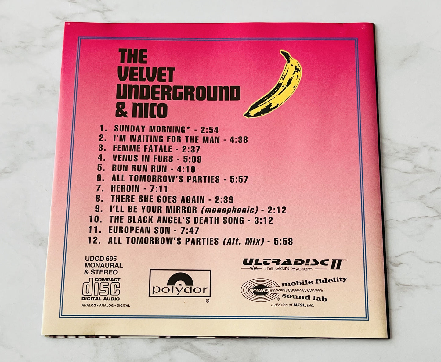 The Velvet Underground – and Nico (MFSL, 24KT Gold) (1997)