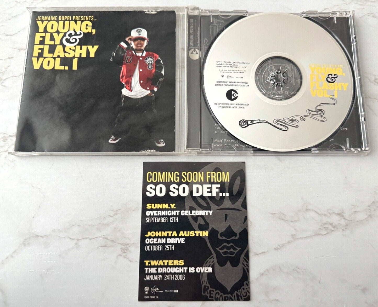 Various, Jermaine Dupri, Young Capone – Young Fly & Flashy Vol. 1 (2005) [ORIGINAL USA PRESS]