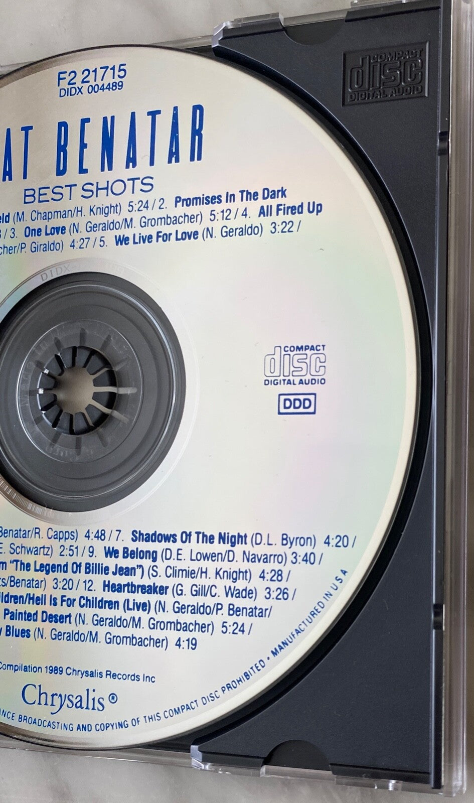 Pat Benatar – Best Shots [DADC PRESS]