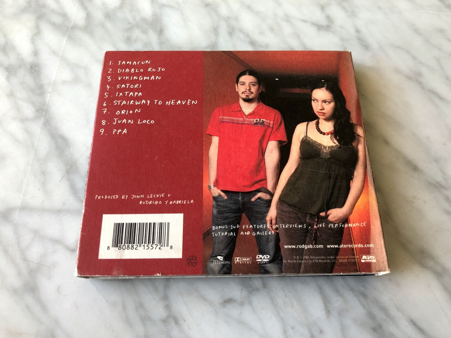 Led Zeppelin, Metallica – Rodrigo y Gabriela Self Title (Numbered, Digipak, CD/DVD) (2006)