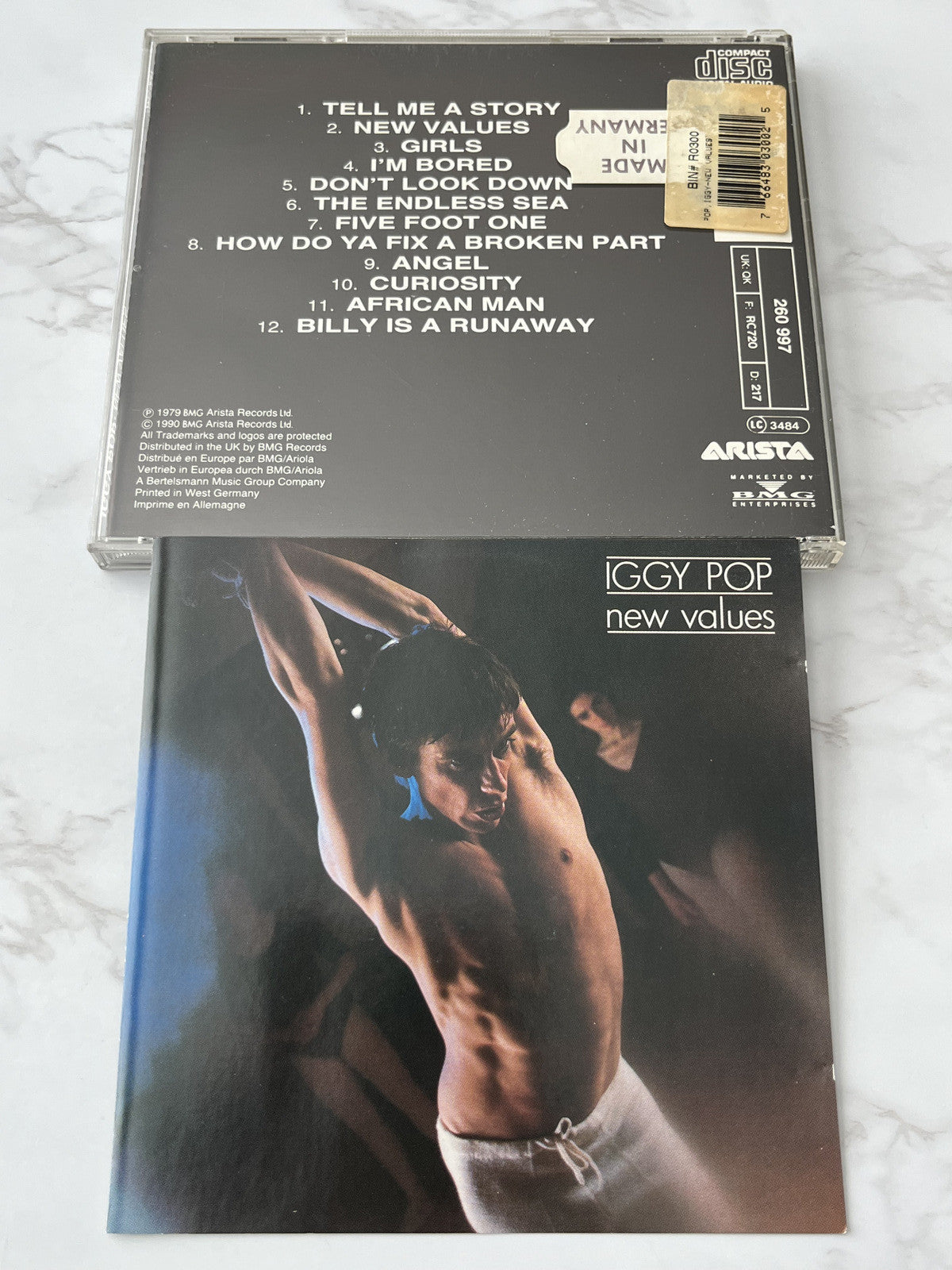 Iggy Pop – New Values (1990) [W GERMANY TARGET ERA]
