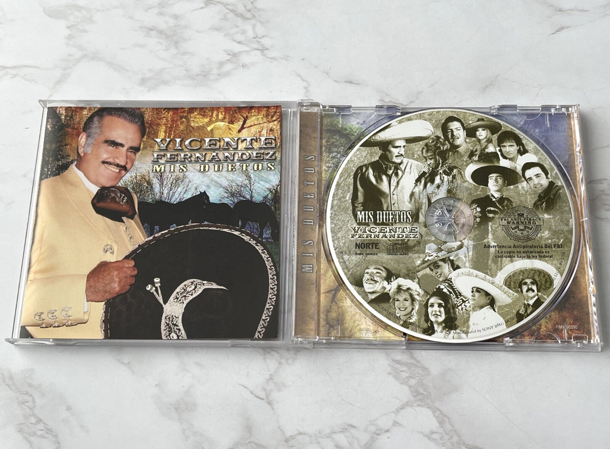Vicente Fernandez – Mis Duetos (2005) [ORIGINAL USA PRESS]