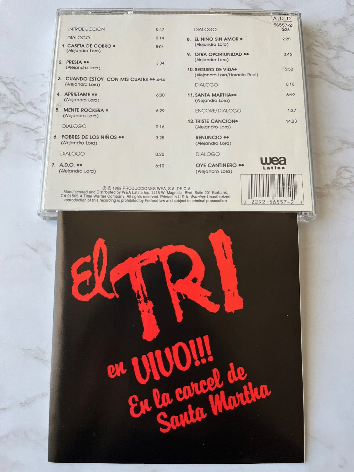 El Tri – En Vivo En La Carcel De Santa Martha (1989) [ORIGINAL USA PRESS]