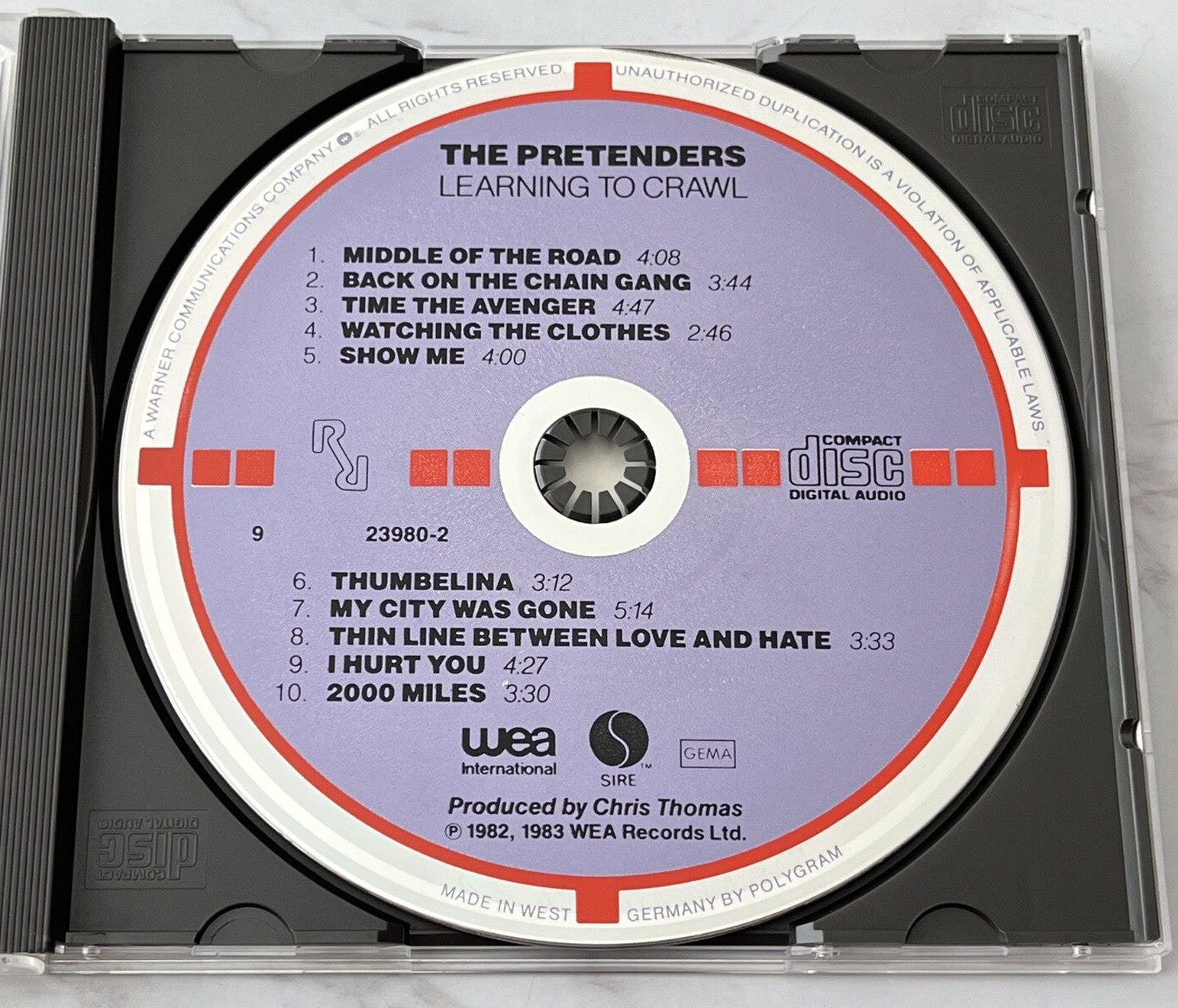 The Pretenders – Learning To Crawl [W GERMANY TARGET]