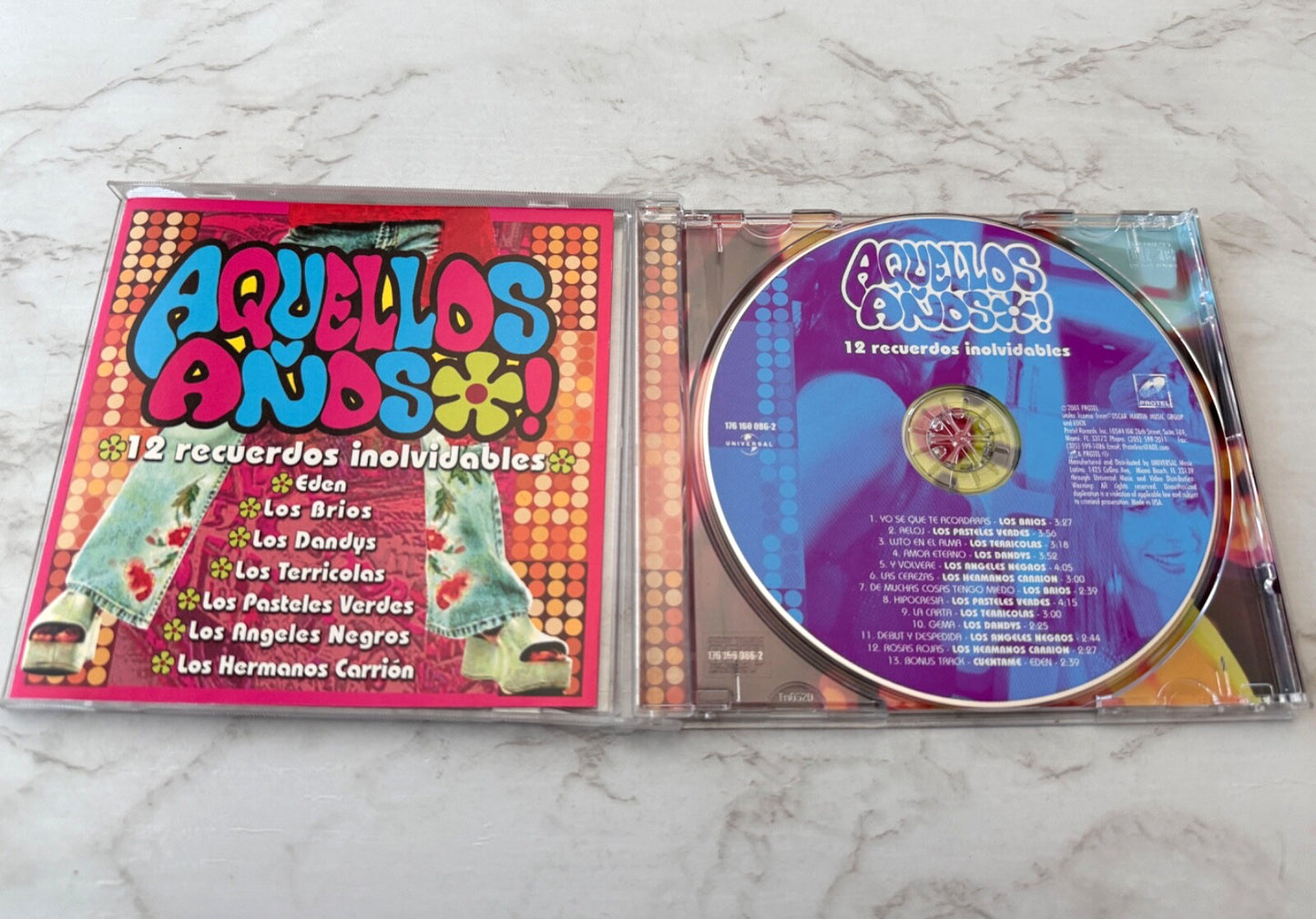 Los Angeles Negros, Los Brios, Los Dandys, Los Terricolas – Aquellos Años 12 Recuerdos Inolvidables (2001) [ORIGINAL USA PRESS]