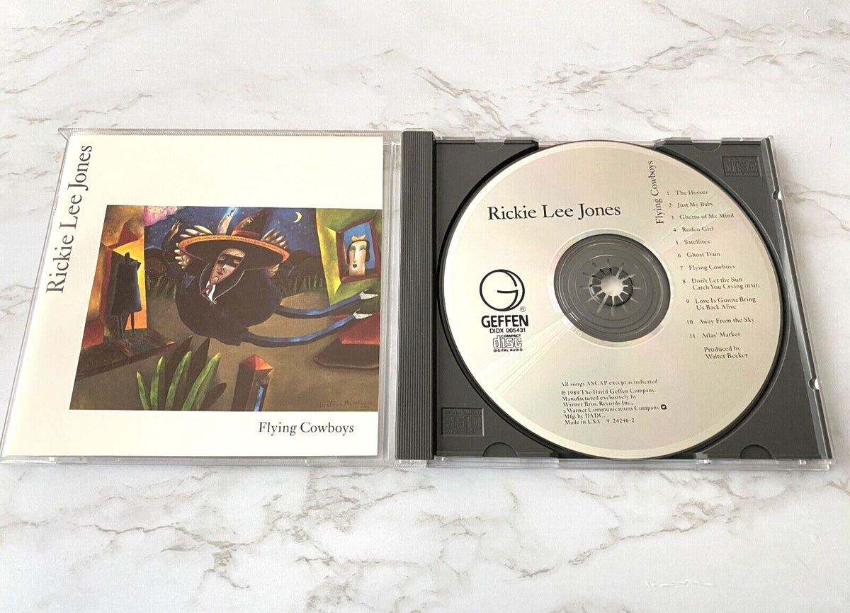 Rickie Lee Jones – Flying Cowboys (1989) [ORIGINAL USA PRESS]