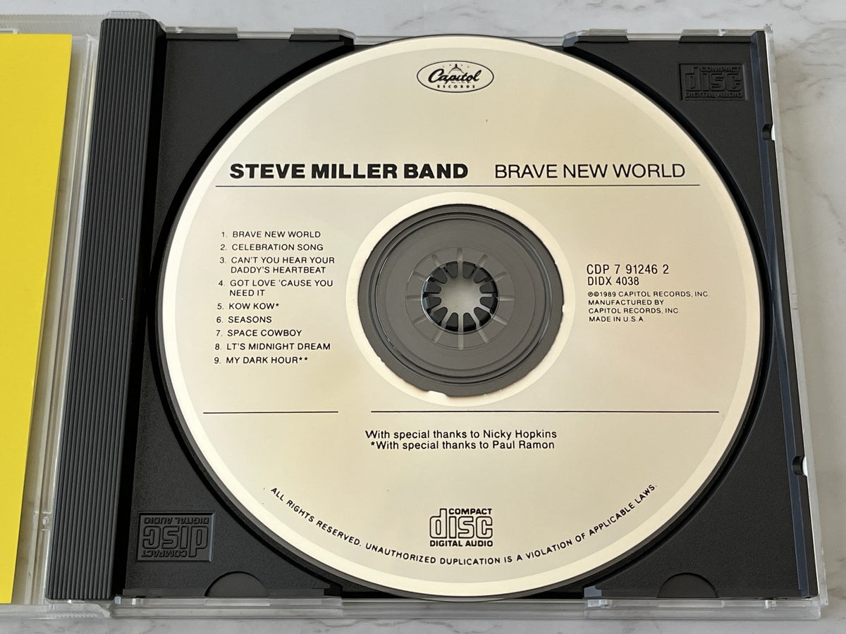 Steve Miller Band – Brave New World (1989) [ORIGINAL USA PRESS]