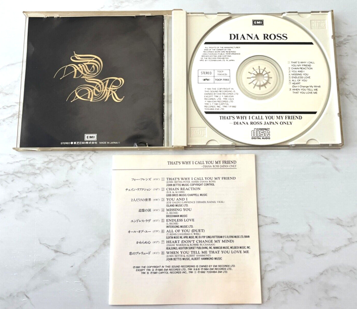 Diana Ross – That's Why I Call You My Friend (1992)