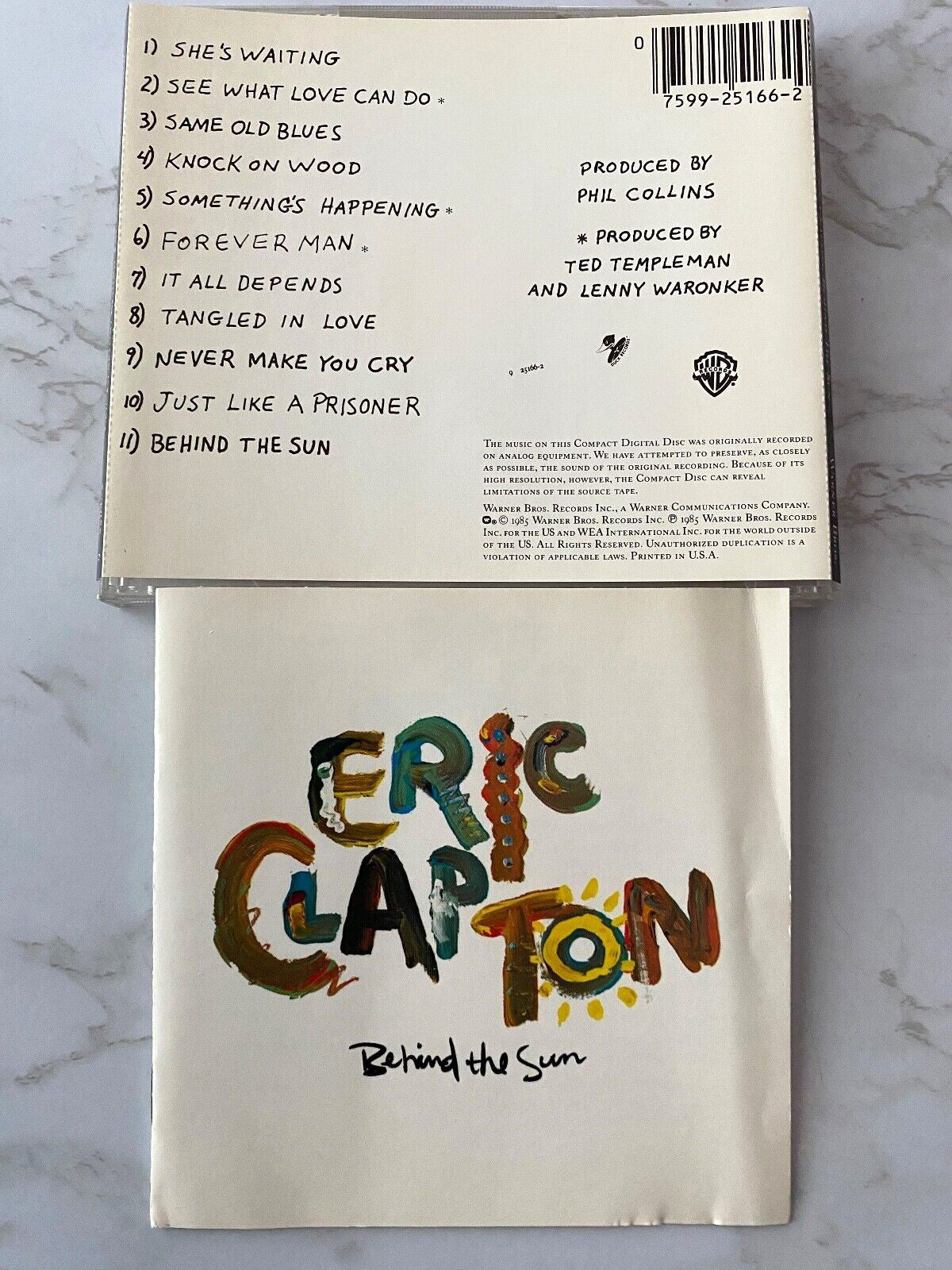 Eric Clapton – Behind The Sun [JAPAN TARGET]