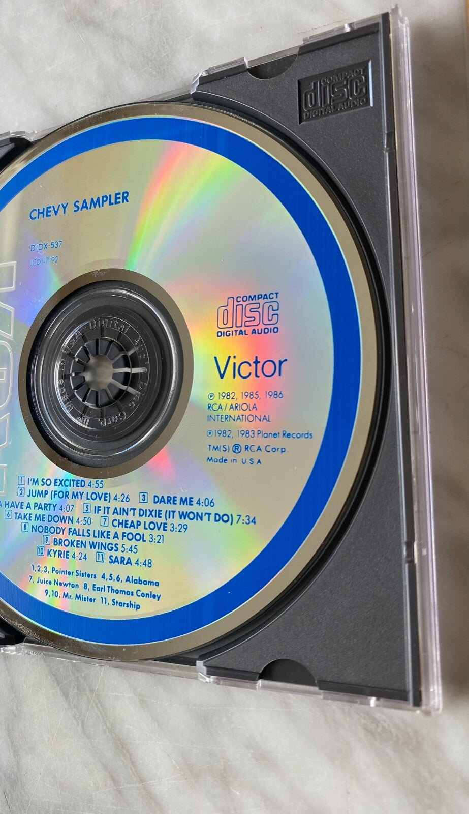 Chevy Super Tour 86' Super Sampler (Promo) (1986) [DADC PRESS]