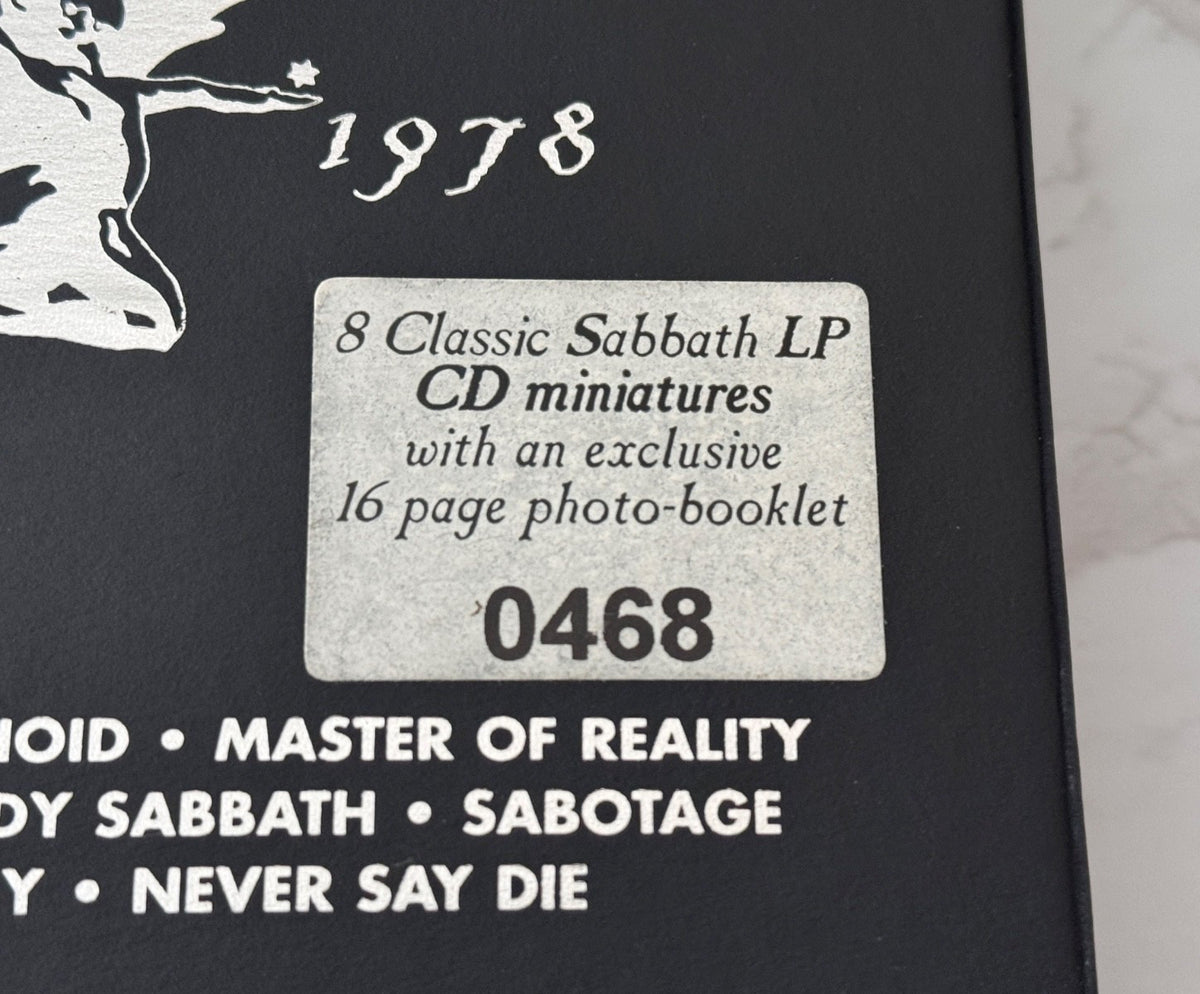 Black Sabbath – The Complete 70s Replica Collection 8 (Numbered, Box Set) (2001) [UK PRESS]