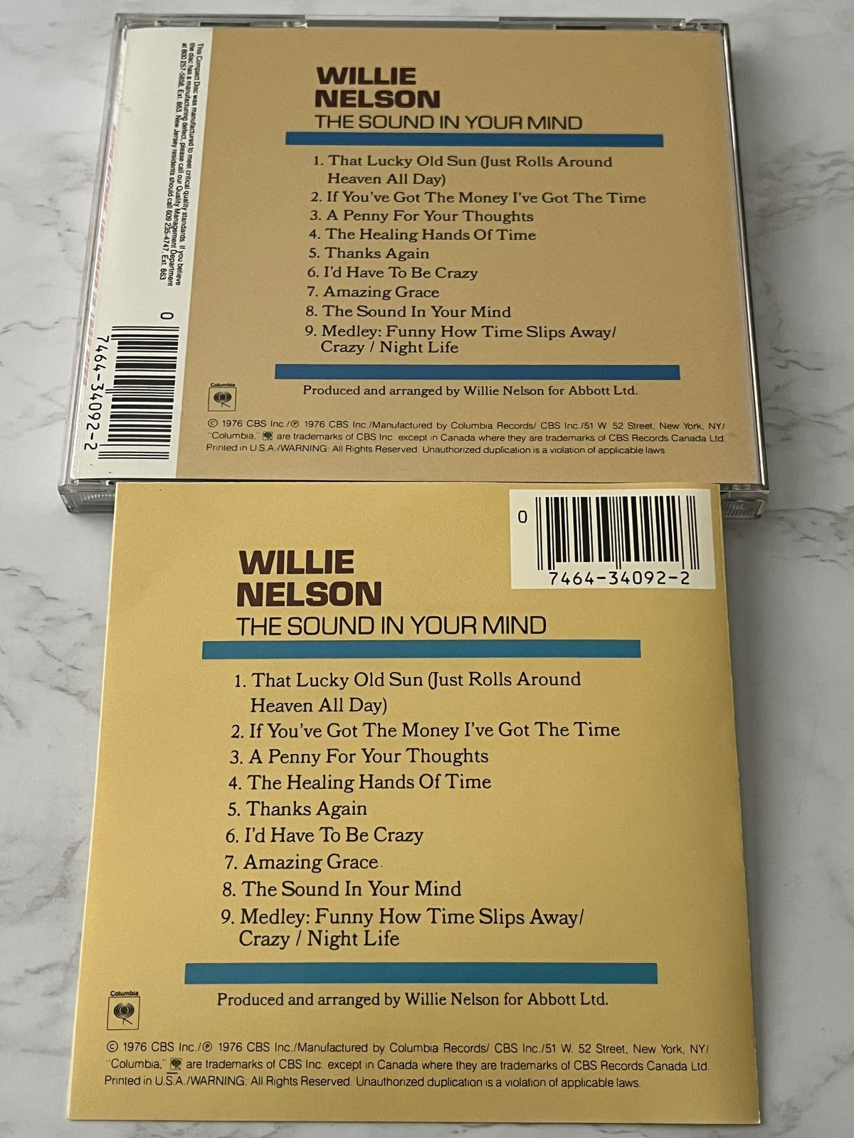Willie Nelson – The Sound in Your Mind [ORIGINAL USA PRESS]
