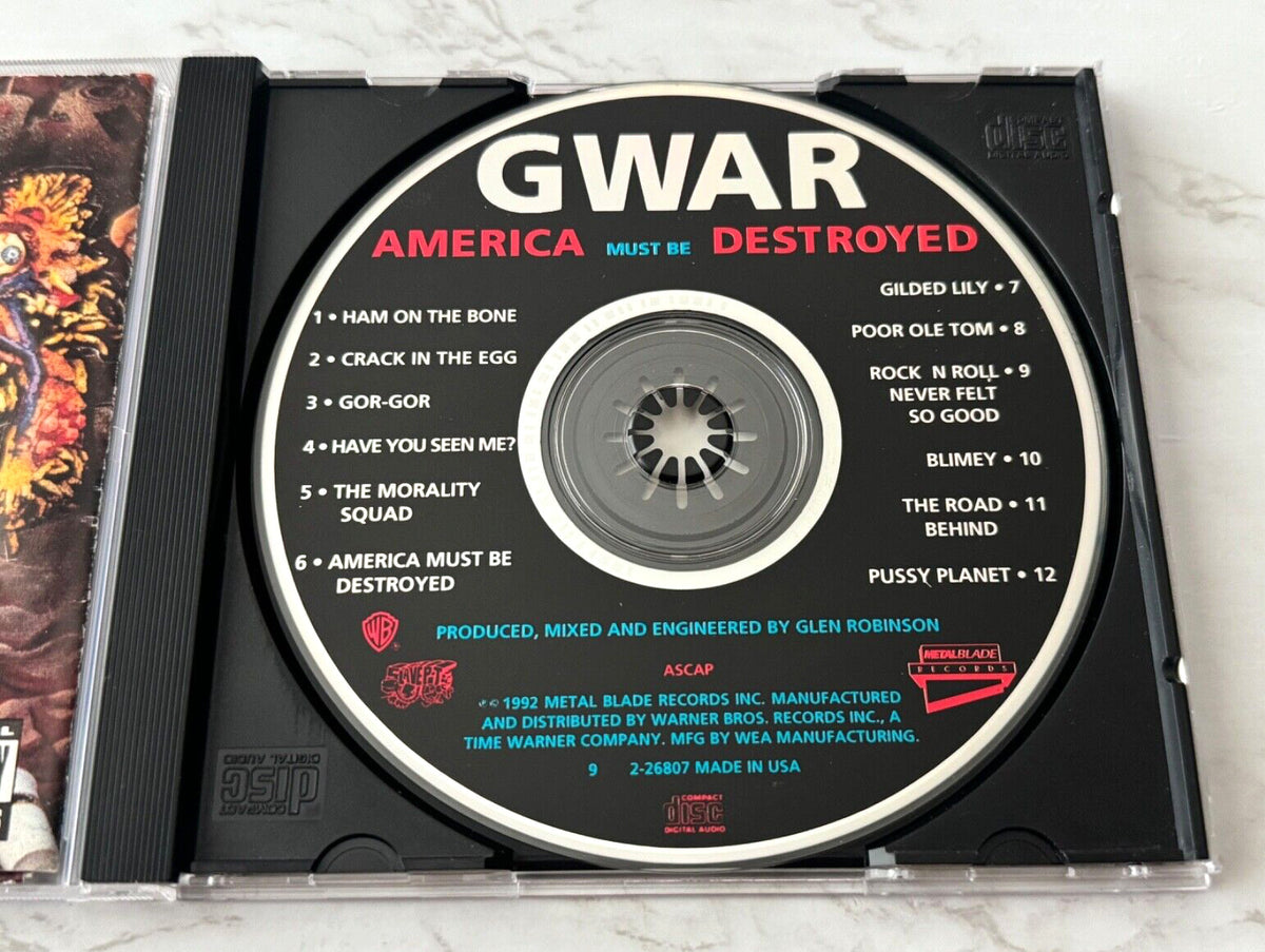 GWAR – America Must Be Destroyed (1992) [ORIGINAL USA PRESS]