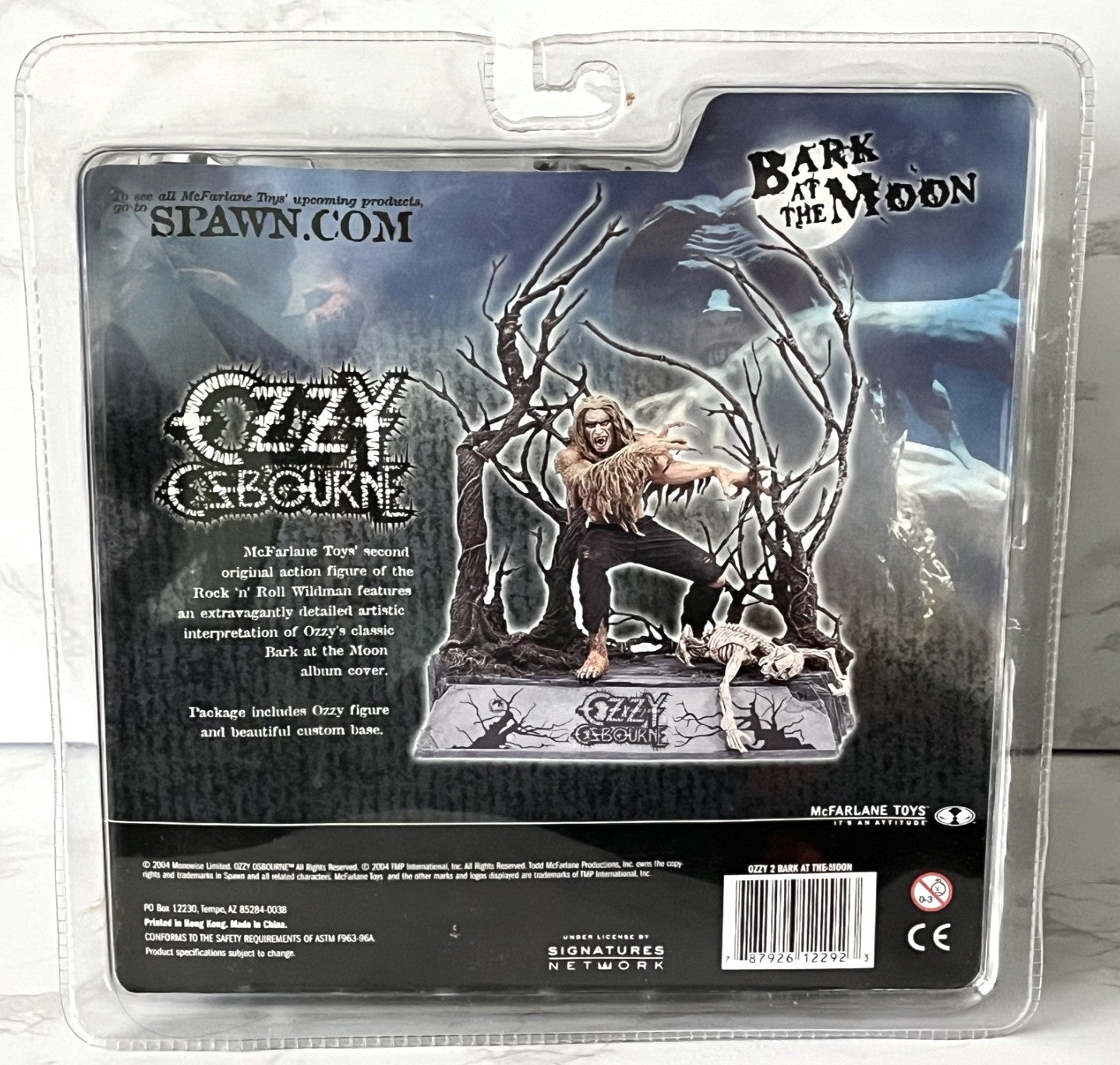 Ozzy Osbourne Bark At The Moon McFarlane Spawn Action Figure 2004 NEW IN BOX!