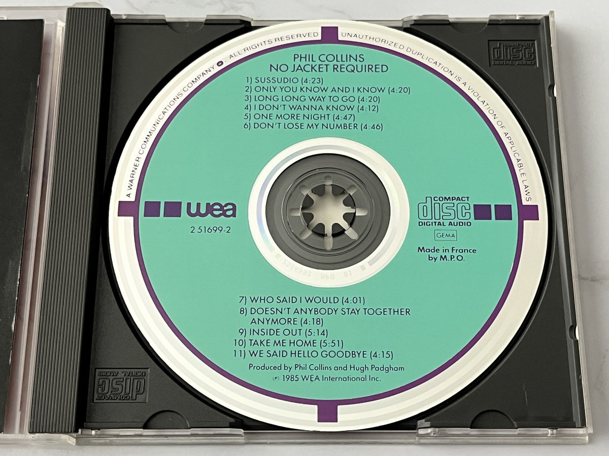 Phil Collins – No Jacket Required (1985)