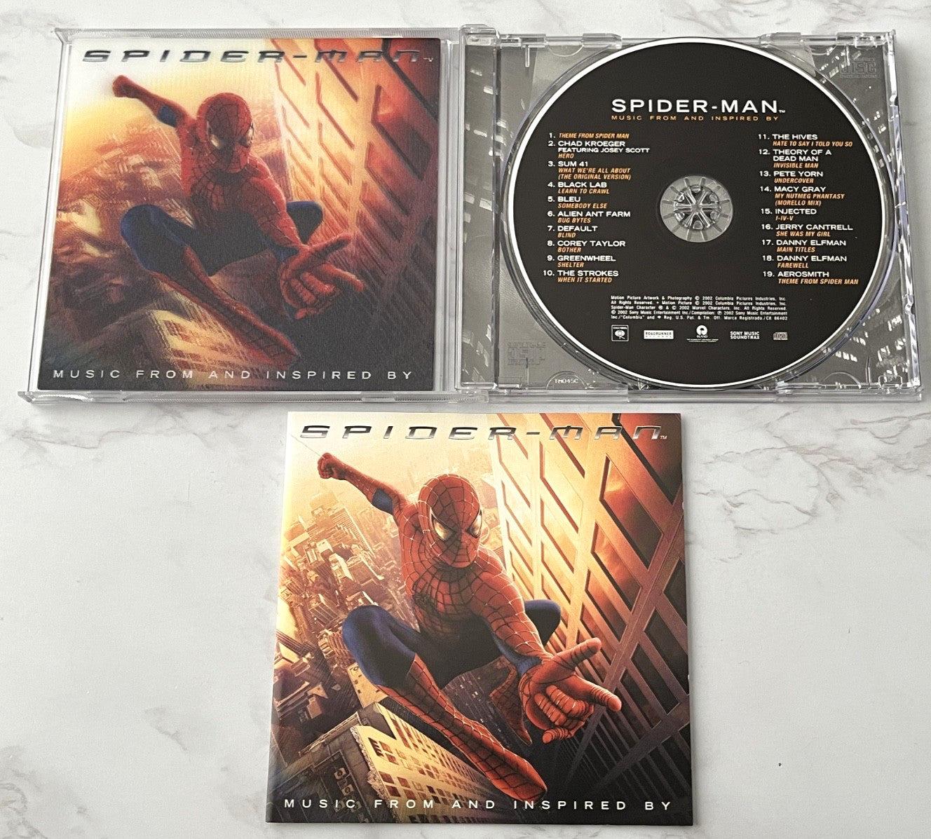 Aerosmith, The Strokes, Various, Corey Taylor, The Hives – Spider Man Music From And Inspired By (2002)