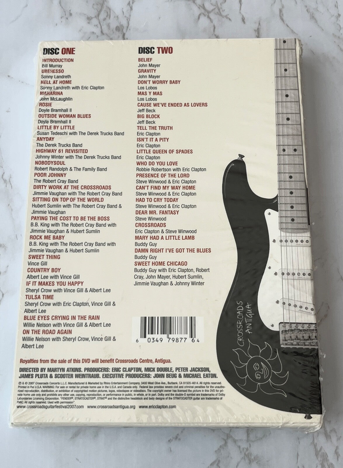 Eric Clapton Crossroads Guitar Festival 2007 2-DVD SET (2007)