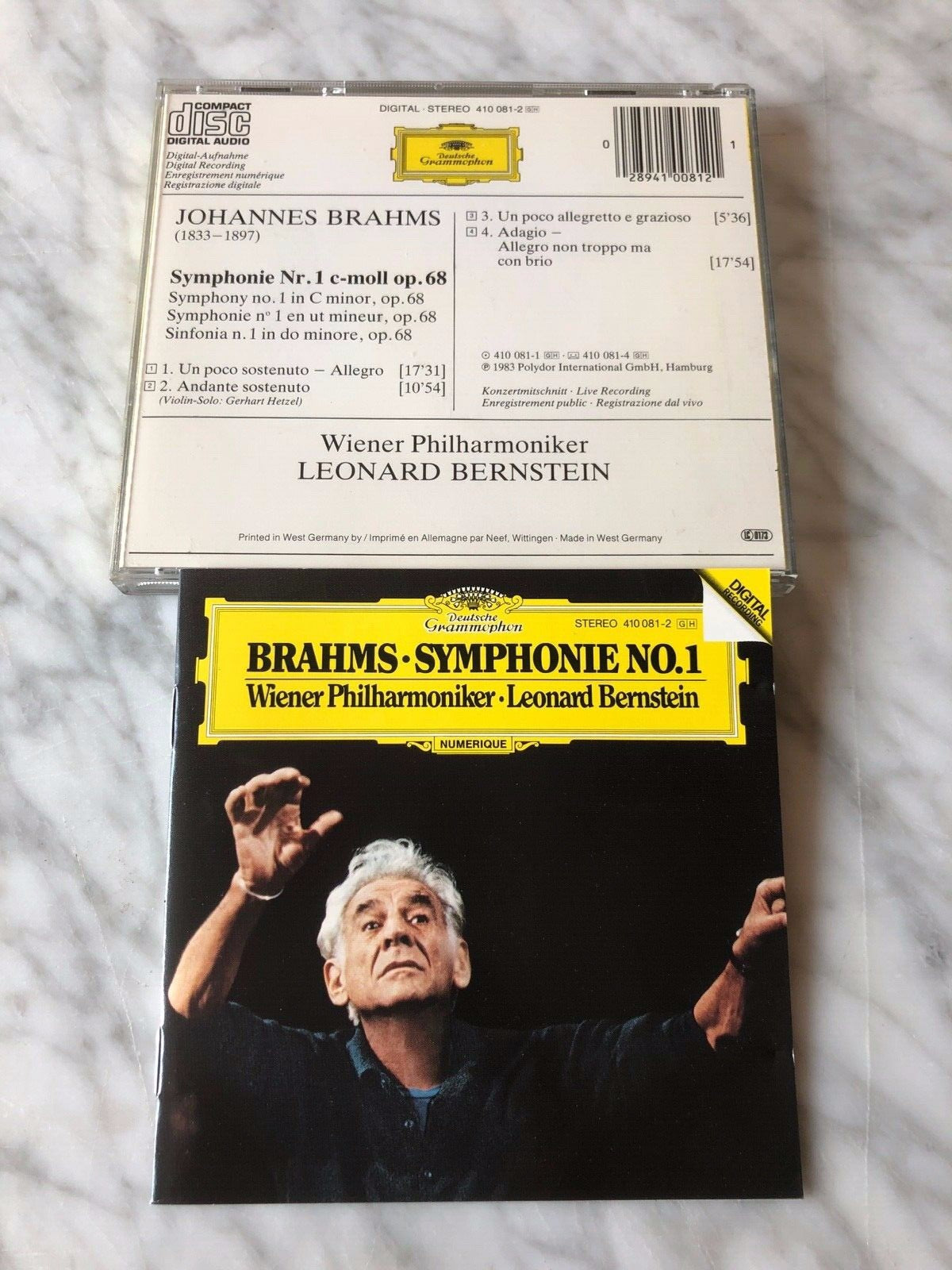 Leonard Bernstein – Brahms Symphonie No.1 Leonard Bernstein [W GERMANY TARGET ERA]