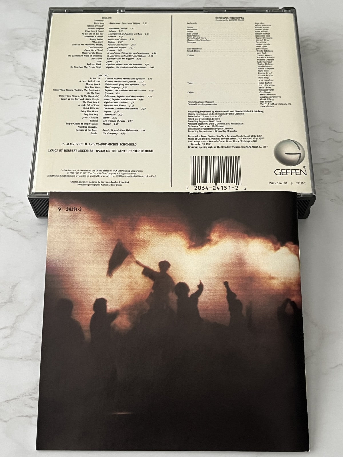 Les Miserables Original Broadway Cast Recording [USA 1ST PRESS]
