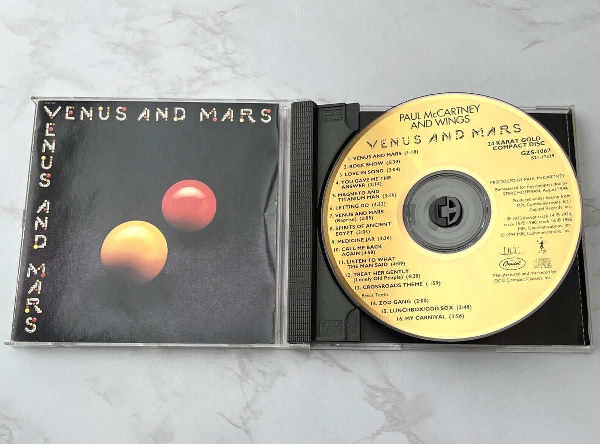 Paul McCartney, Wings – Venus And Mars (MFSL, 24KT Gold, DCC Gold) (1994)
