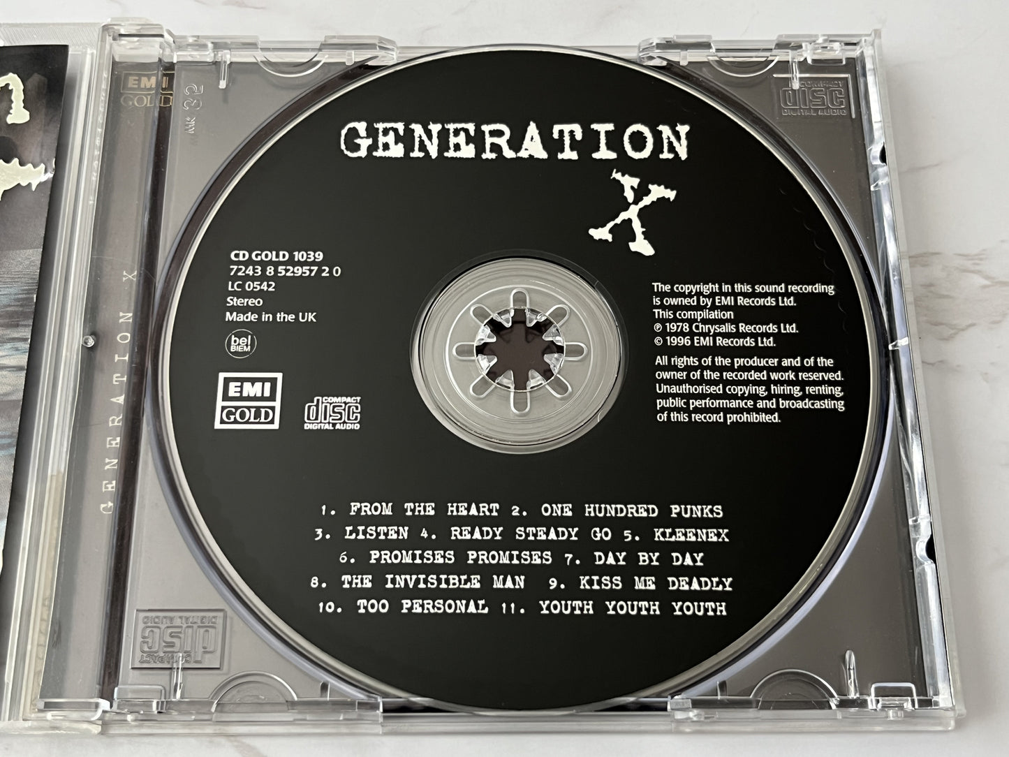 Generation X – Generation X (1996) [UK PRESS]