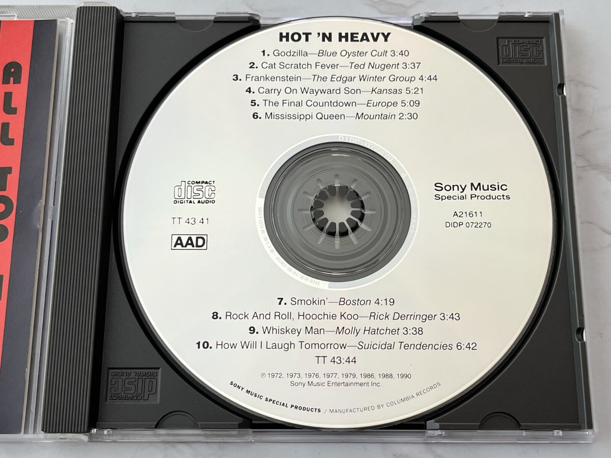 Blue Oyster Cult, Boston, Kansas, Molly Hatchet, Ted Nugent – Hot N Heavy (1991) [ORIGINAL USA PRESS]