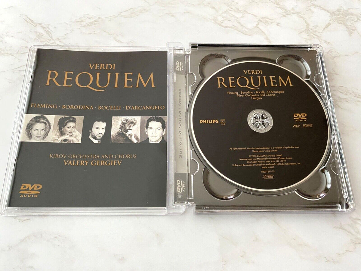 Various, Giuseppe Verdi – Verdi, Gergiev, Messa Da Requiem DVD 2003 Phillips B0001571-19 Kirov Orchestra (2003)