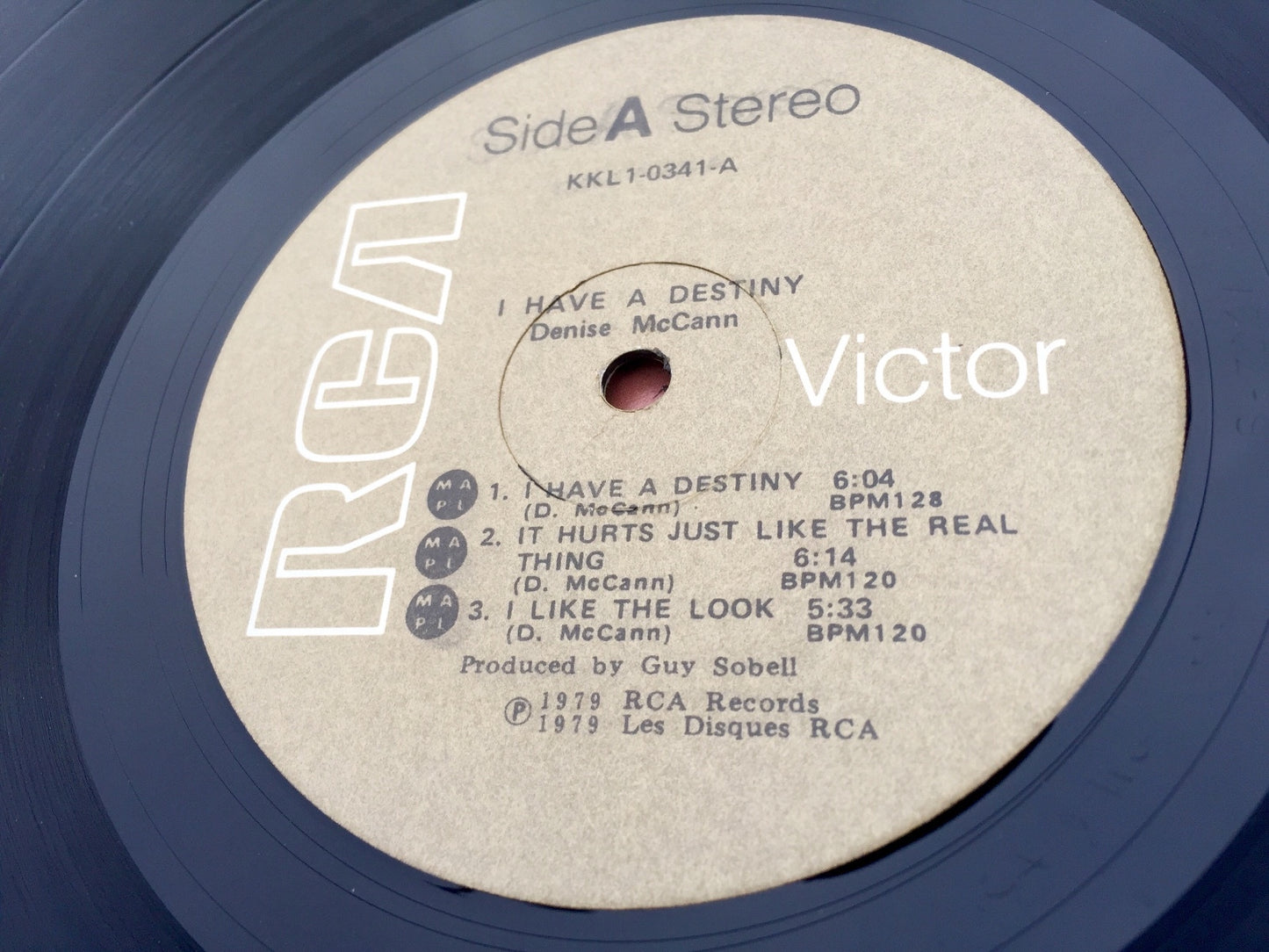 Denise McCann I Have A Destiny LP SIGNED! 1979 RCA AUTOGRAPHED! EXCELLENT RARE!