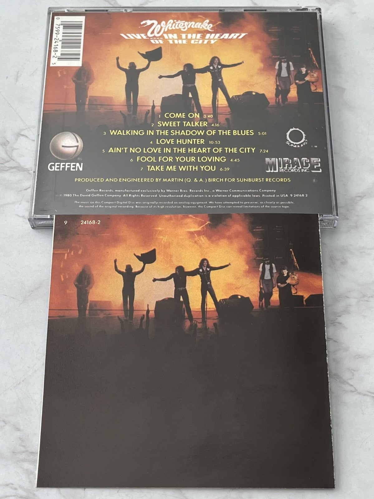 Whitesnake – Live In The Heart Of The City (1987) [DADC PRESS]