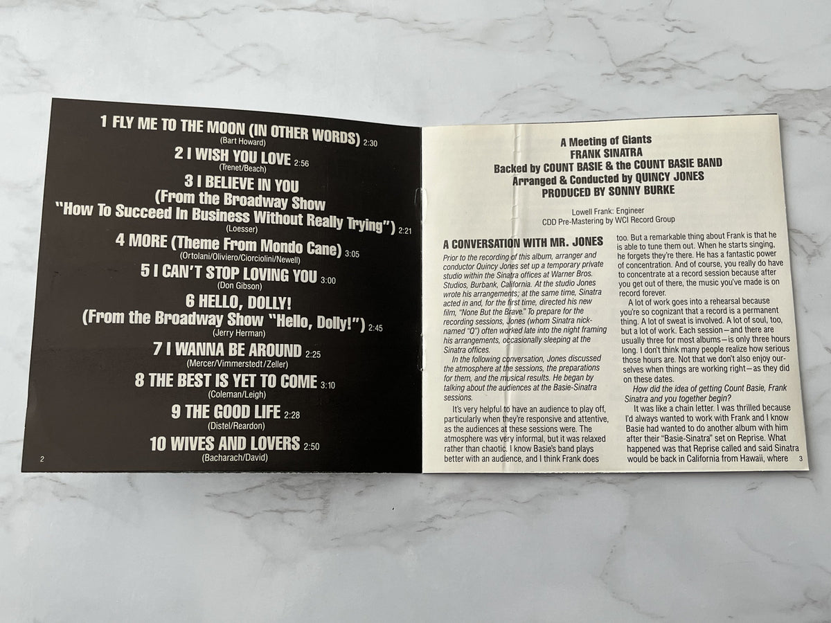 Frank Sinatra & Count Basie – Frank Sinatra Count Basie It Might as Well Be Swing (1986) [JAPAN TARGET ERA]