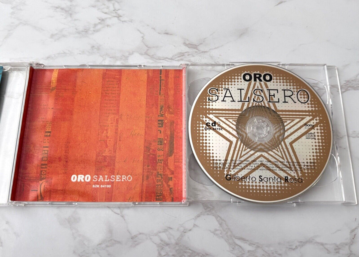 Gilberto Santa Rosa – Oro Salsero (2000) [ORIGINAL USA PRESS]