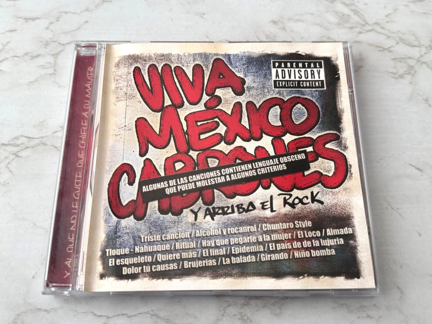Various, El Tri, La Lupita, La Castañeda, El Gran Silencio – Viva México Cabrones Y Arriba El Rock (2002) [ORIGINAL USA PRESS]